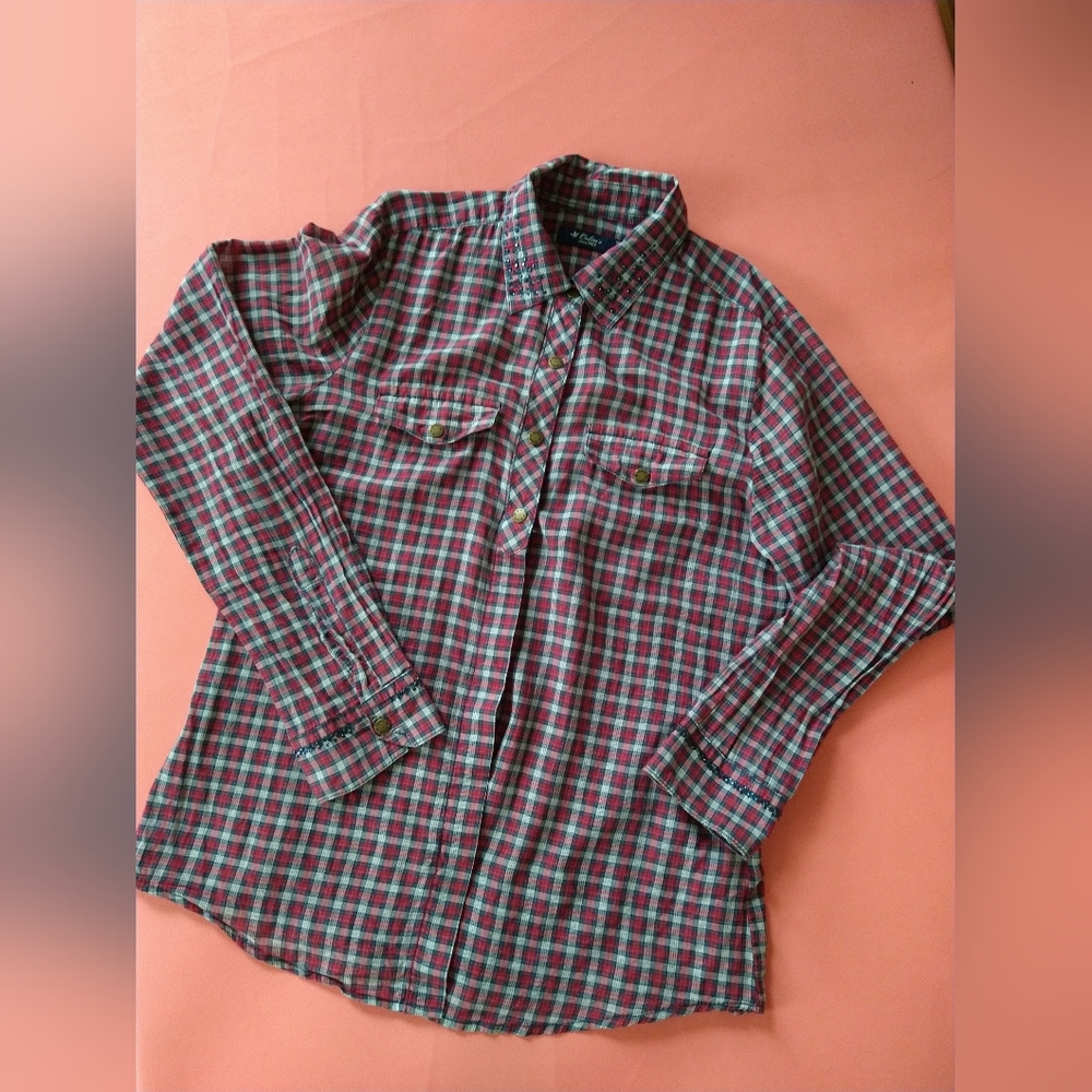 Colin's button-down shirt with rhinestones
